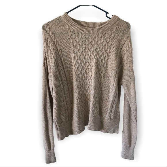 Mossimo Supply Co. Sweaters - 3/$15 Mossimo supply co beige knit sweater (T5)